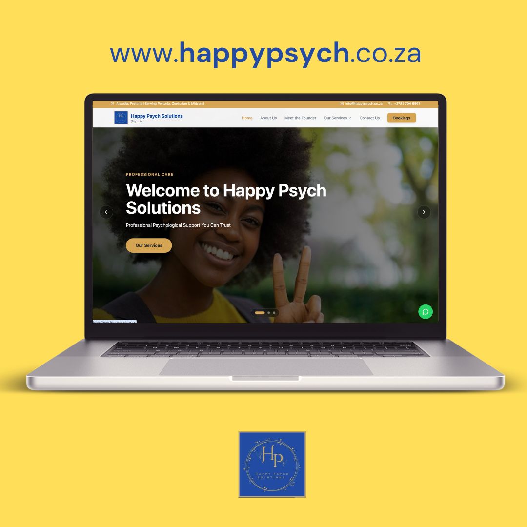 HappyPsych.co.za – Psychology practice website