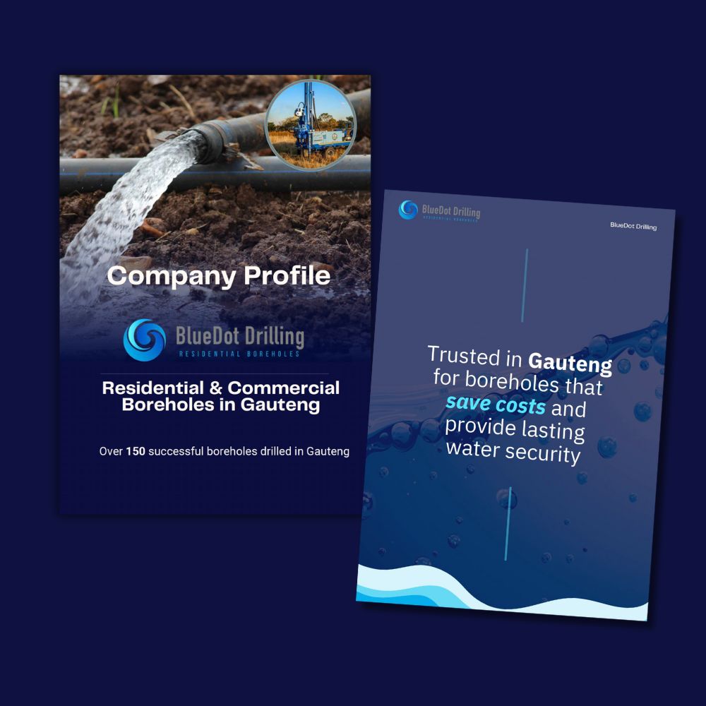 Company Profile Example for Borehole Services in SA