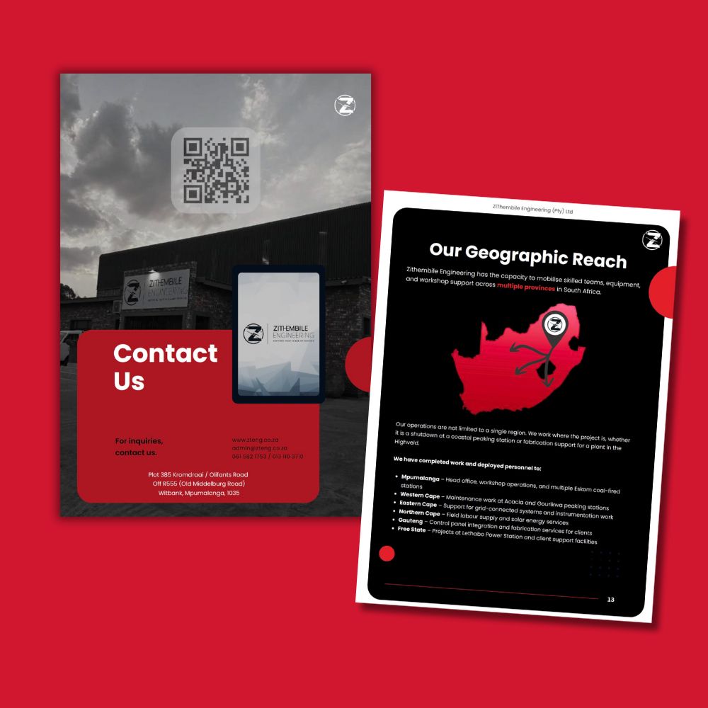 Construction Company Profile SA Examples